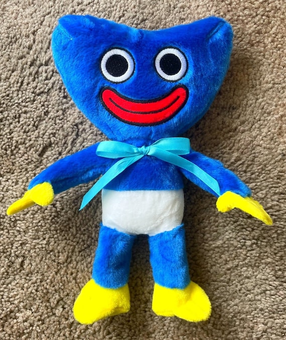 Huggy Wuggy Poppy Playtime Plush toy, Blue Christmas Cartoon Plush Toy