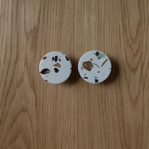 Handmade Terrazzo Hook/Knob – Minimalist Conical Design