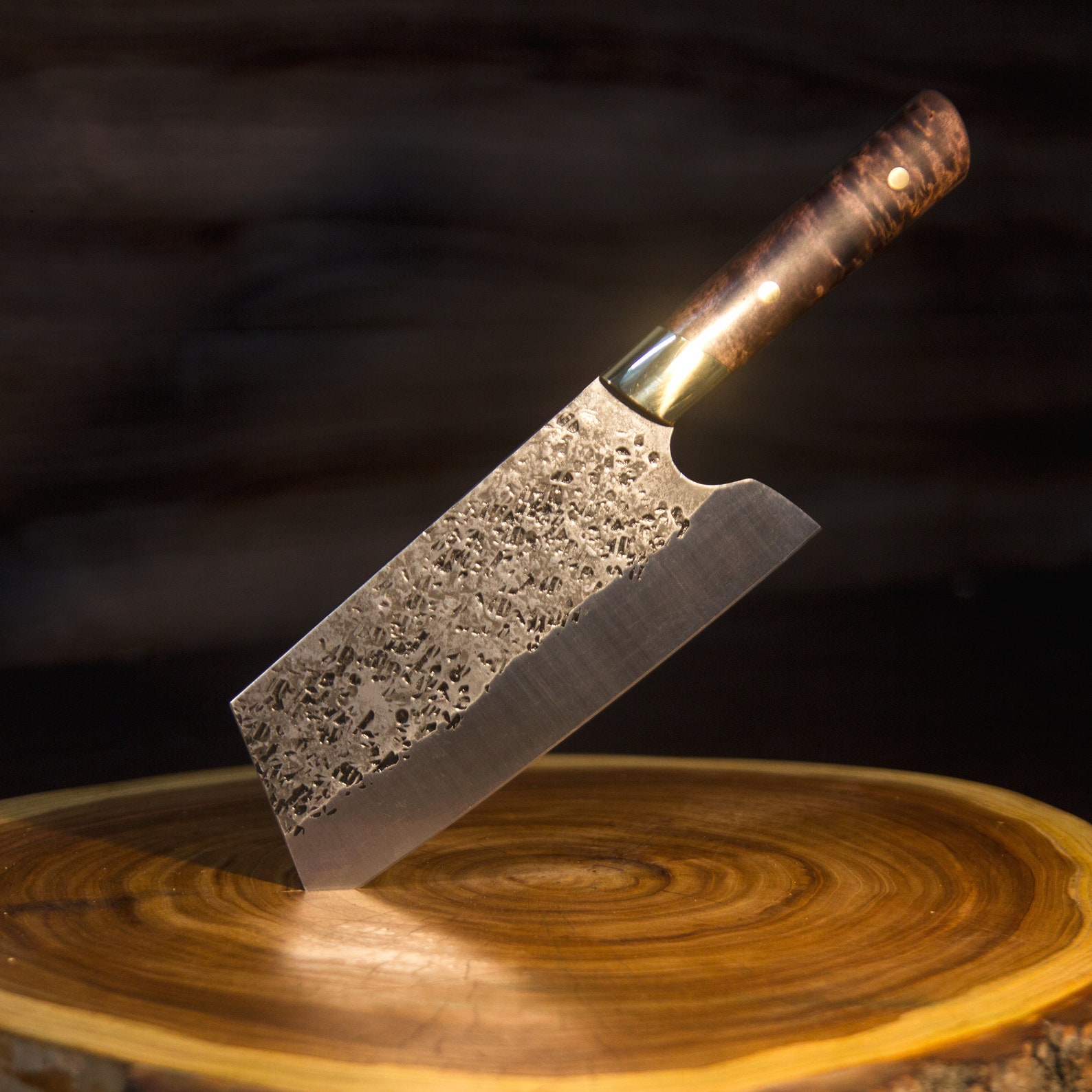 Cleaver B75 // Handmade serbian knife hand meat Etsy