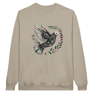 Palästinensische Friedenstaube - Kulturelle Kunst Unisex Rundhals-Sweatshirt