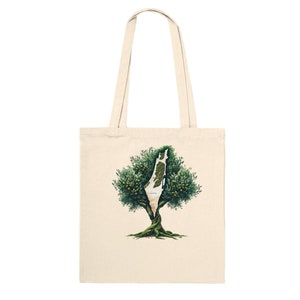 Olive Tree Peace Map Einkaufstasche - Tragbare Kunst mit einer Botschaft der Hoffnung