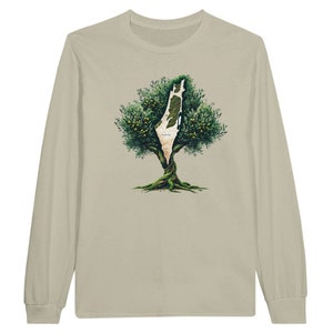 Olivenbaum des Friedens Palästina Map Unisex Longsleeve T-Shirt