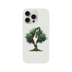 Olive Tree Peace Map Handyhülle - Trage eine Botschaft der Hoffnung & des Erbes Flexi Hülle