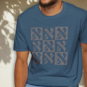 Camiseta gráfica judaica com letra hebraica Alef, camiseta judaica estilo vintage desgastada, presente de orgulho judaico, judaísmo, presente moderno judaico