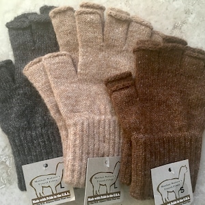 Fingerless Alpaca Gloves, Alpaca Gloves, Unisex Alpaca Gloves, Fingerless Gloves, Winter Gloves