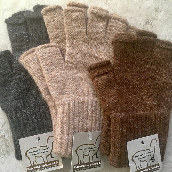 Fingerless Alpaca Gloves, Alpaca Gloves, Unisex Alpaca Gloves, Fingerless Gloves, Winter Gloves