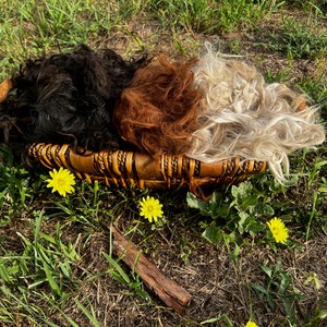 Alpaca Fleece Nesting Material: Natural Bird Nest Filler