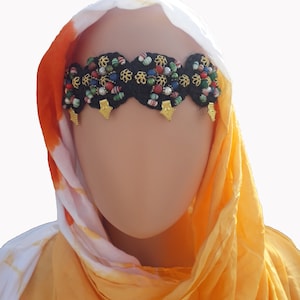 Handmade Tuareg Bridal Headband, Tribal Wedding jewelry, Boho headband, Berber Head Ornament