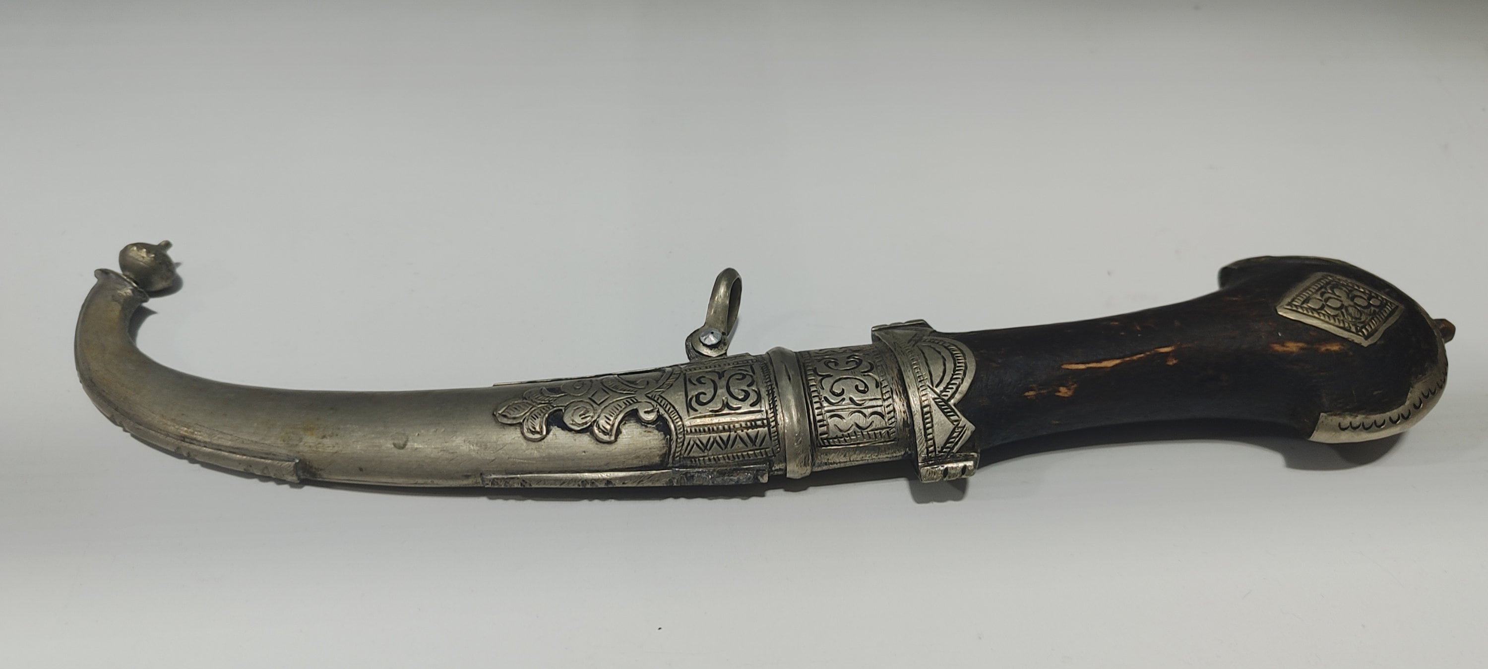 Vintage Engraved Berber Koumya Dagger: Moroccan Islamic Jambiya - Etsy