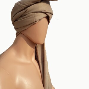 Sleeveless Long, Taffetas, tuareg