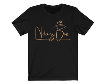 Notary Boss Unisex Jersey Short Sleeve Tee