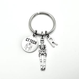 CT Scan Keychain, CT Technologist,  CT Tech Gifts, Radiology