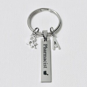 Pharmacist Keychain, Pharmacist Gift, Pharmacy Student, Graduation Gifts, Appreciation Gifts, Personalized Gift, Christmas Gift