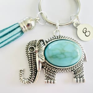 Personalized Elephant Gifts, Elephant Lover Gift, Elephant Keychain,  Elephant Accessories, Animal Keyring, Christmas Gifts, For Her