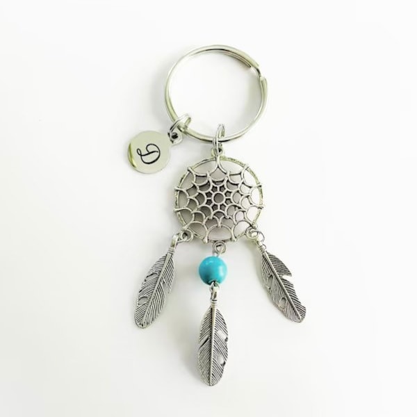 Personalized Dreamcatcher Keychain, Dreamcatcher Keyring, Boho Dreamcatcher, Christmas Gifts, For Her