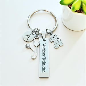 Vet Tech Keychain, Veterinary Technician, Vet Tech Student, Appreciation Gifts, Graduation Gifts, Birthday Gift