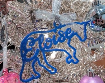 Acrylic Personalized Horse Ornament