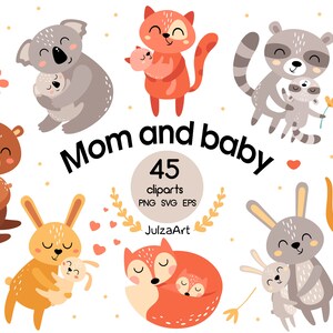 Free Free 280 Mom And Baby Animal Svg SVG PNG EPS DXF File