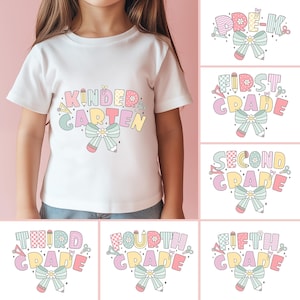 Pacote retrô de volta às aulas Primeiro dia de aula png Professora coquete png Escola svg Jardim de infância png Design de camisa para primeira/segunda/terceira série