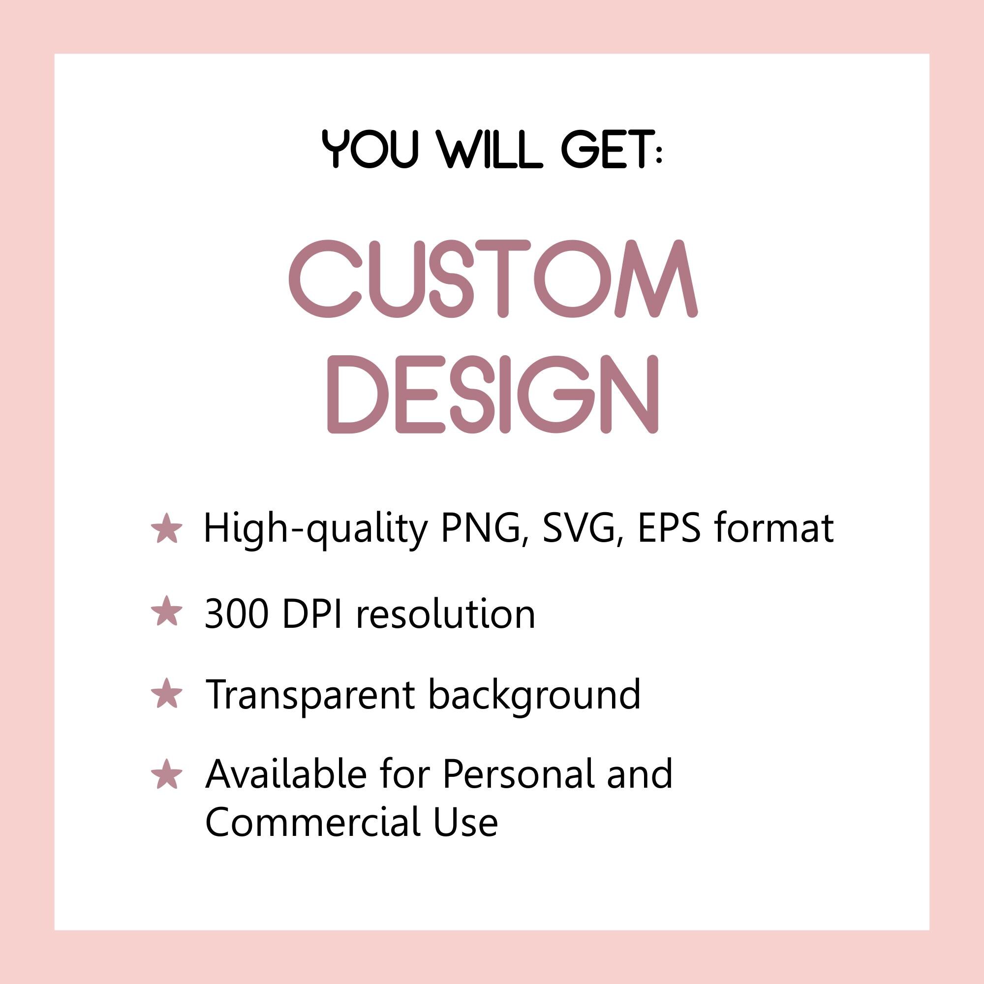 Custom Exclusive Clipart, Custom Design, Customized Exclusive Design ...