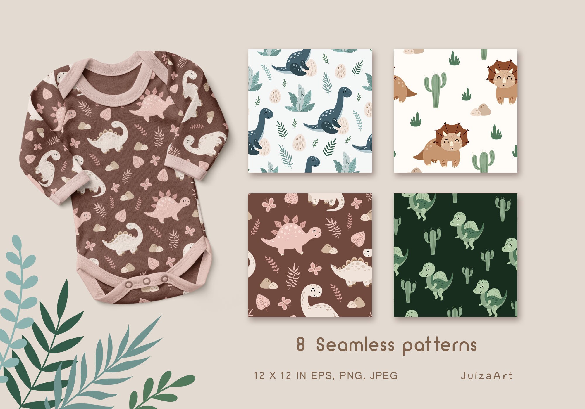 Dinosaur Svg Cute Dinosaur Clipart Dinosaur Seamless - Etsy