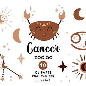 Krebs Sternzeichen Clipart, Krebs svg, Sternzeichen Png, Krebs Konstellation Clip Art, Baby-Dusche, digitaler Download, kommerzielle Nutzung