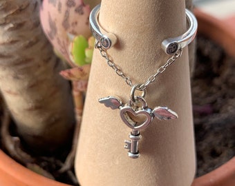 Sterling Silver Stackable Dangle Ring