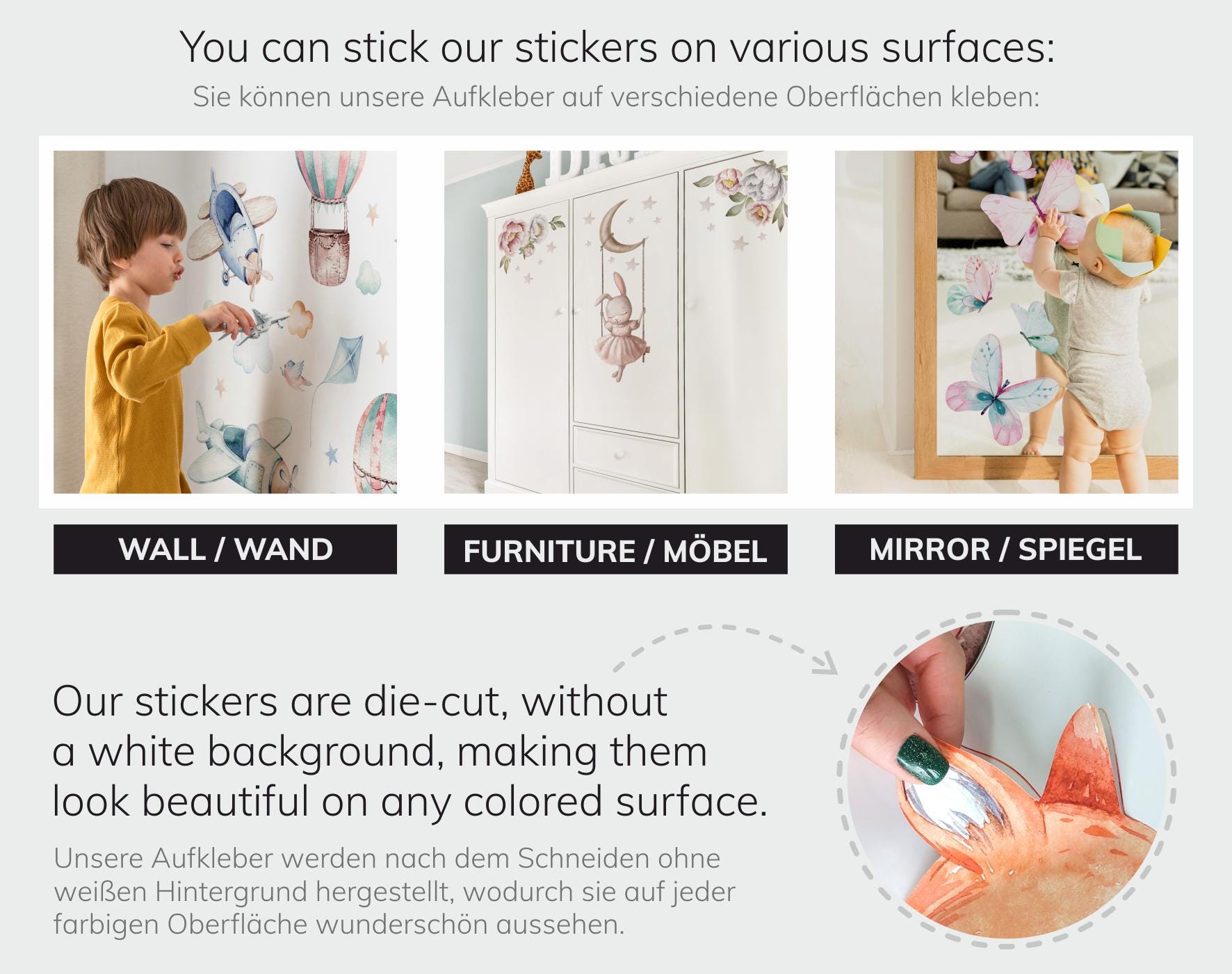 AdesiivoStudio Calcomanía De Pared Con Nombre De Unicornio – Calcomanía De  Pared Personalizada De Unicornio Para Habitación, image size:1772x1402