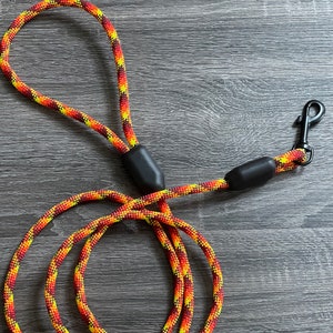 CUSTOM Recycled Climbing Rope Dog Leash-Strong-Durable-Multiple Colors and Patterns-Handmade