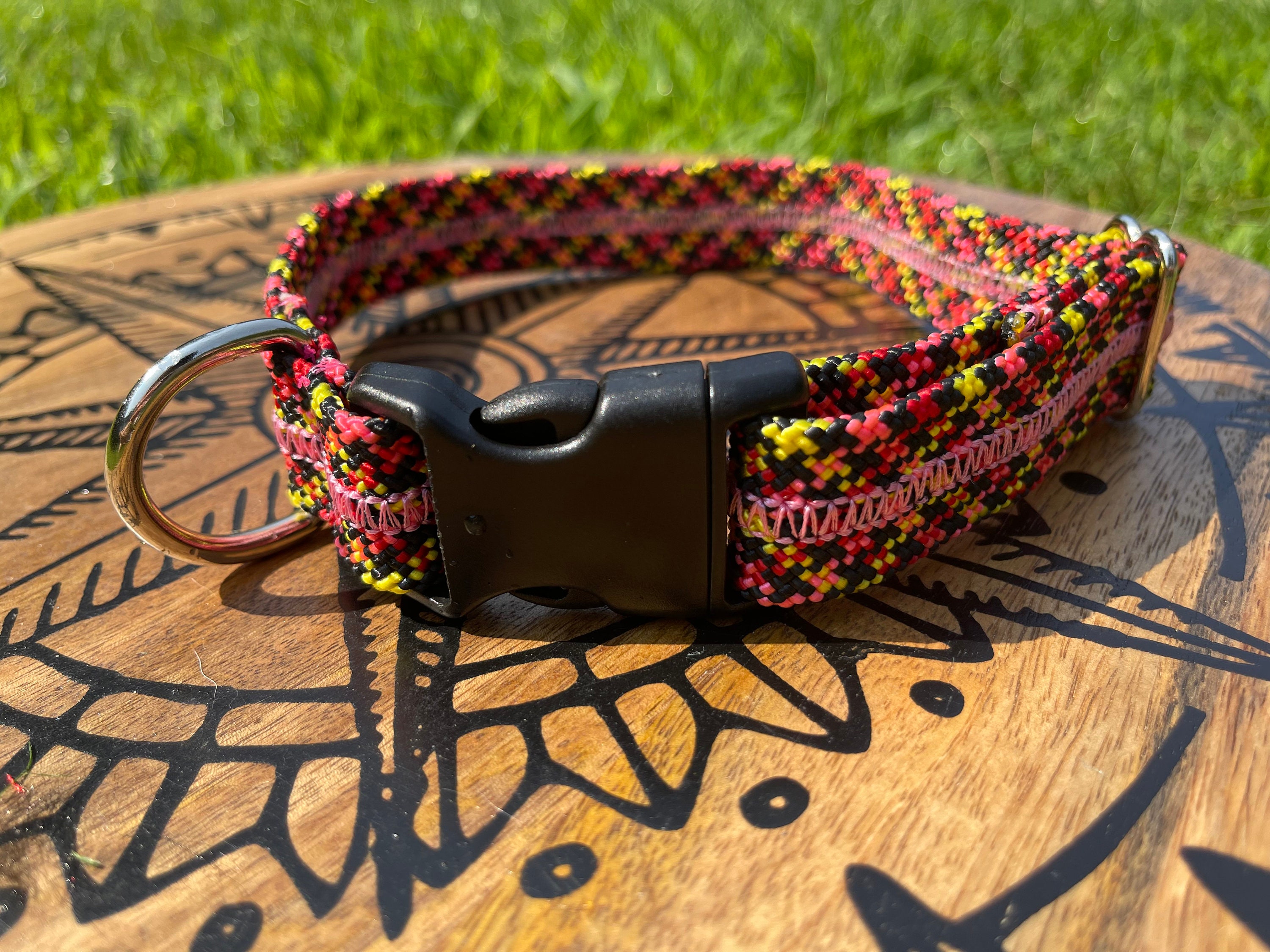 climbing rope dog collar