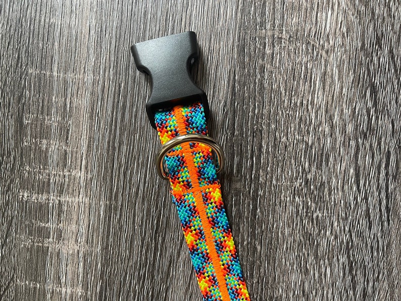 CUSTOM Adjustable Recycled Climbing Rope Dog Collarmultiple Etsy