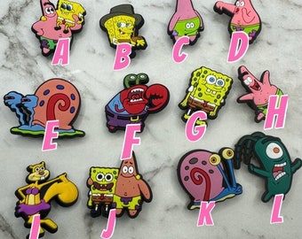 SpongeBob - Croc Charms