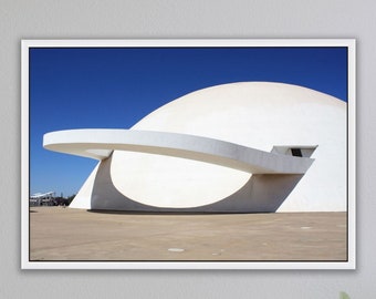 Brasilia Architecture Print: Oscar Niemeyer Modernist Wall Art