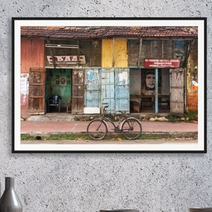kerala, Cochin, Old Fort Kochi, colourful, India, travel photography, large print, wall art, home decor, horizontal print, architecture