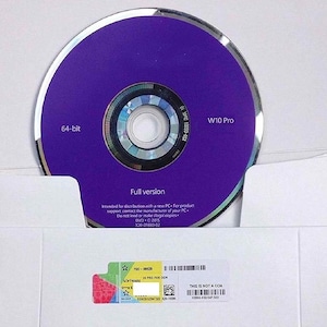 Microsoft Windows 10 Pro 64 bit x64 64 Bit DVD Full English MS WIN