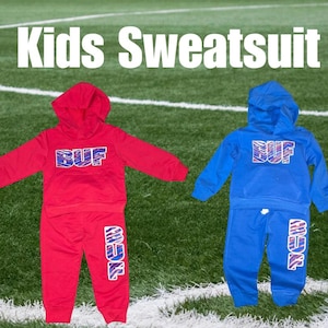 Buffalo Kids Sweatsuit: BUF Hoodie Jogger Set