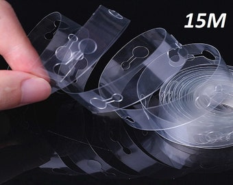 15 M Tira de globos Arco Fiesta Cadena Conectada Cinta Plástica Guirnalda Cuerda Boda Diversión Cumpleaños