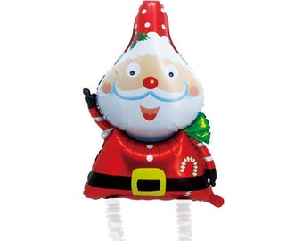Santa Claus Walking Balloon, Christmas Party Decoration (89x54cm)