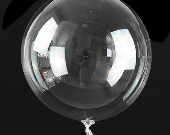 Globo Bobo grande transparente: 18, 24 y 36 pulgadas, decoración para fiestas