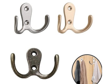 Percheros Vintage montado en la pared, gancho antiguo fundido para puerta, bata, ropa, toalla colgante para baño