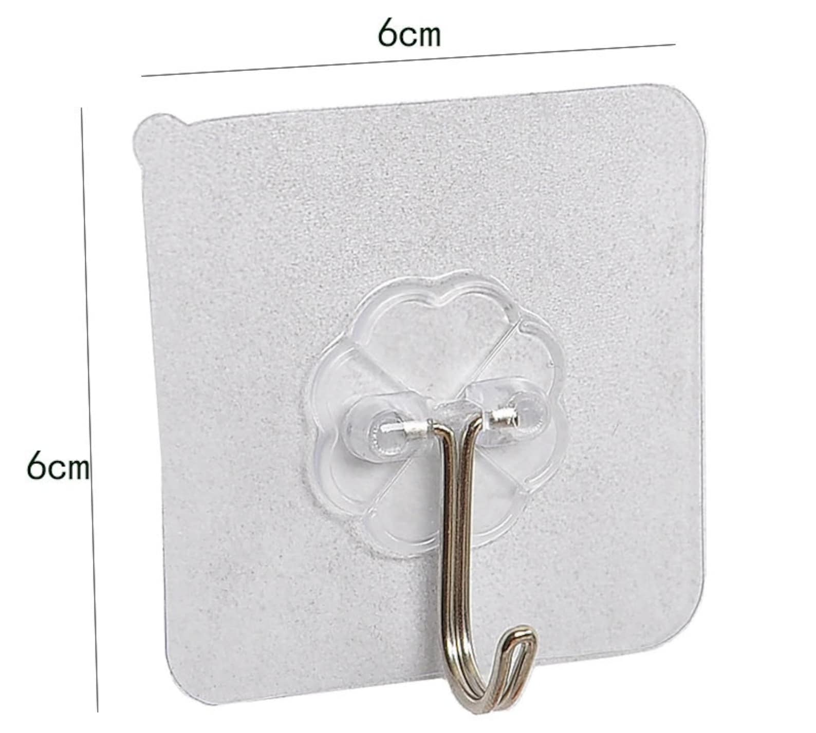 120 Self Adhesive Strong Sticky Hooks Heavy Duty Wall Etsy UK