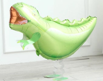 Globo de dinosaurio andante, decoración para fiestas infantiles