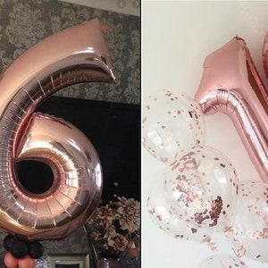 Helium Giant Number Balloons Foil Large Helium Air 32 40 Birthday Age Helium Giant Number Balloons Foil Large Helium Air 32 40 Birthday Age