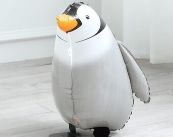 Walking Penguin Balloon Animal, Kids Party Decor