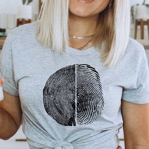 Tree Shirt, Tree Trunk - Human Fingerprint Shirt, Camping Shirt, Tree Trunk Shirt, Hiking Shirt, Forest Nature Lover