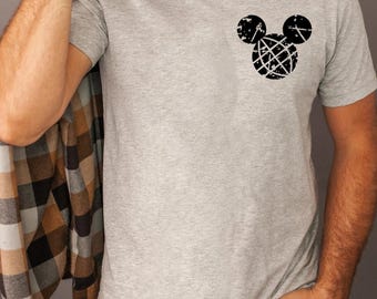 Mickey Epcot Pocket Size Print Shirt, Disney Shirts, Disneyworld Family Shirts, Disney Kids Shirts, Epcot Tee