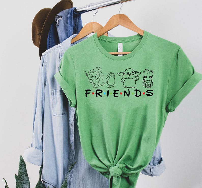 Disney Family Shirts, Star Wars Shirt, Disneyland Friend Shirts, Baby Yoda Men Shirt, Baby Alien Kids Shirt, Disneyworld Womens Tee image 1