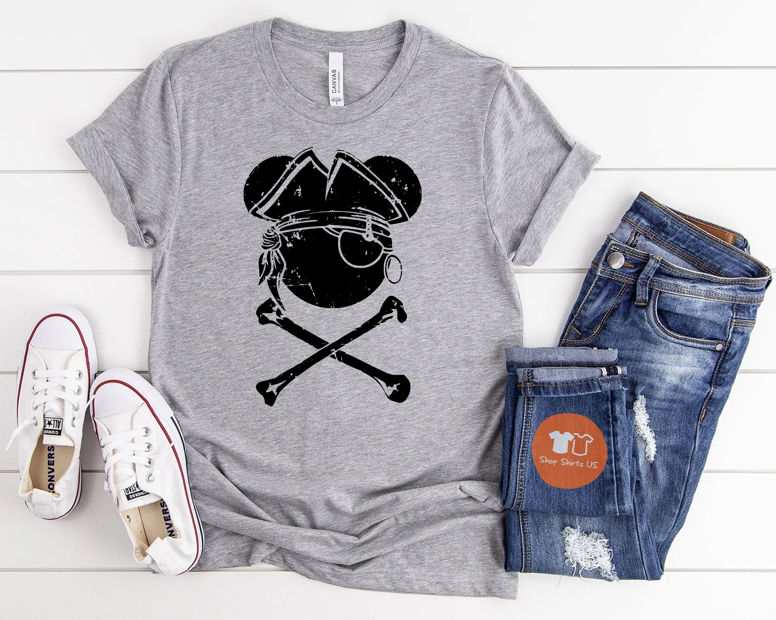 Discover Mickey Pirate Shirt, Pirate Shirt, Pirates of Caribbean Shirts For Men Women Kids