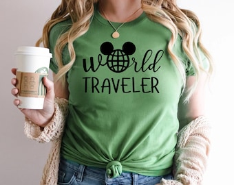 Epcot shirt for Women, Disney World Traveler Tee For Women, Unisex Epcot shirt For Men Kids, World showcase shirt, Disney shirt unisex fit