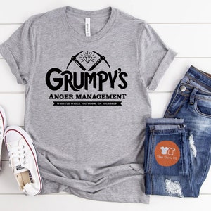 Grumpy’s Anger Management Disney Shirt, Disney Snow White Shirt, 7 Dwarfs, Evil Queen Shirt, Seven Dwarfs